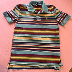 Polo Ralph Lauren Children’s Wear Youth Striped Colorful Polo Shirt XL RN 41381